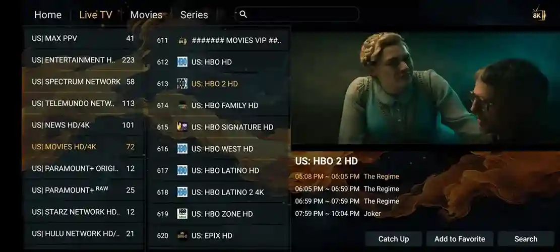 Preview 1 - Live & VOD IPTV Premium IPTV Subscription